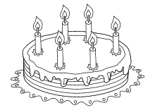 Geburtstag Kuchen 6 Kerzen