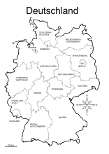 Download Vorlage Bundesländer Deutschland