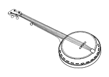 Musikinstrument Banjo