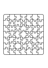 Ausmalbild Puzzle