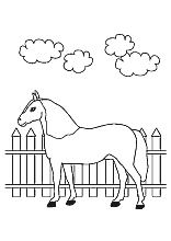 Ausmalbilder Pferde Und Ponys Stute Fohlen Und Esel